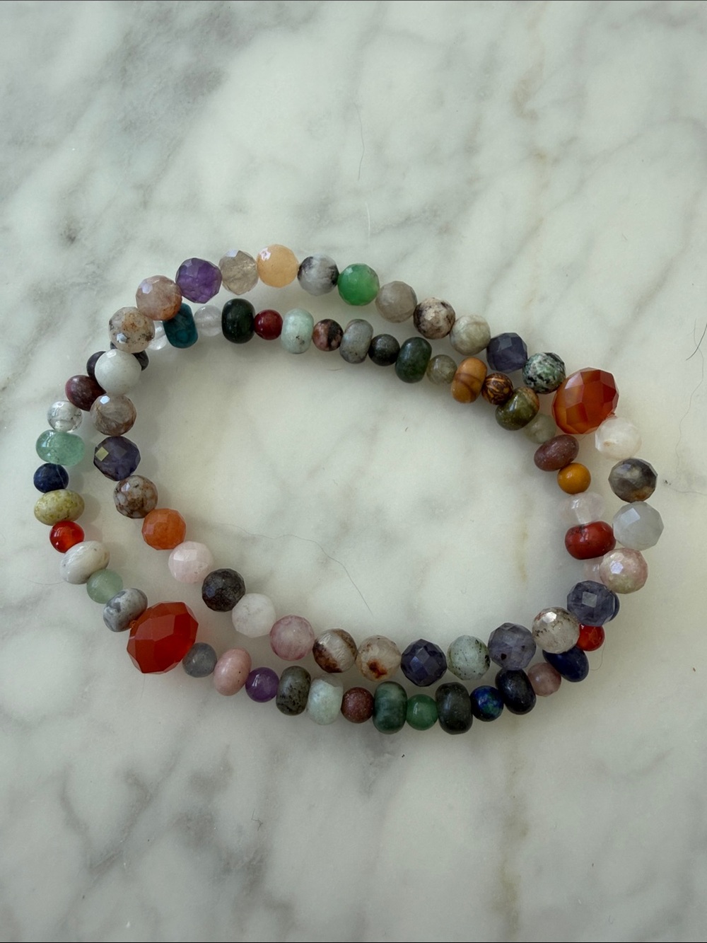 Multicolor Beaded Stretch Bracelet - Women Jewelry